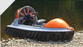 Powerful racing like 100 HP Simonini powered hovercraft