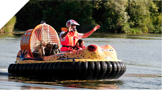bufo hovercraft on the lake - no hands